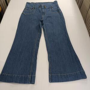 Apollo Jeans Women's Blue Cotton Blend Denim Bootcut Jeans Size 23/24 (38×30)